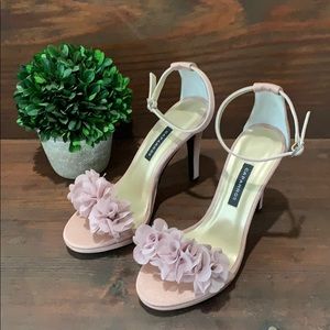 Caparros Zinnia Tea Rose Grosgrain Evening Shoe